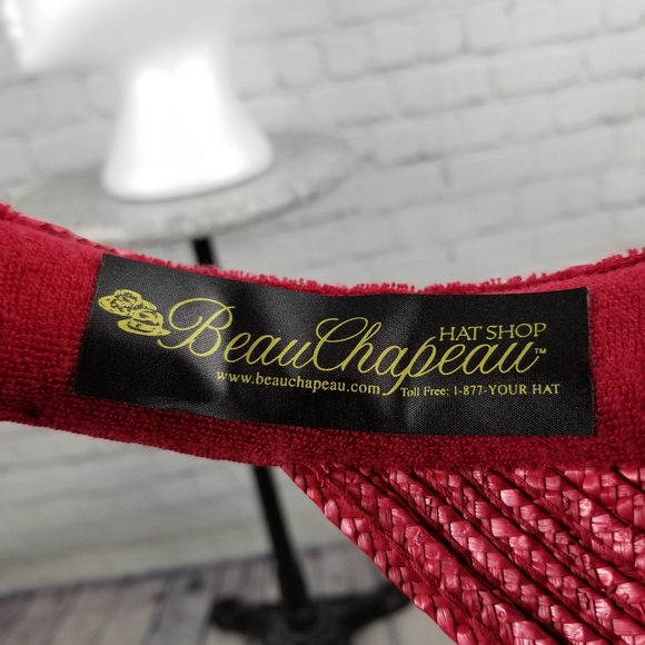 BETMAR BEACH | woven straw bow visor - Picture 8 of 9